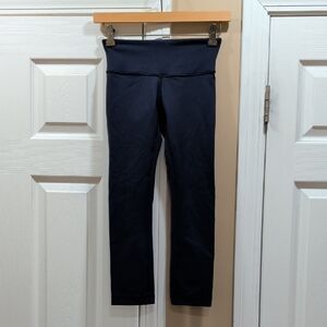 Lululemon High-Waisted Navy Leggings